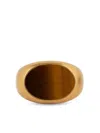 Dries Van Noten Stone Signet Ring In Gold
