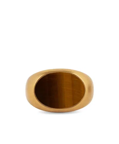 Dries Van Noten 'stone Signet' Ring In Gold