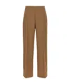 Dries Van Noten Tailored Trousers With Pockets And Pleats In Brown
