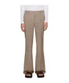 Dries Van Noten Straight Casual Pants In Gray