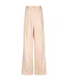 Dries Van Noten Cotton Jersey Sweatpants In Nude