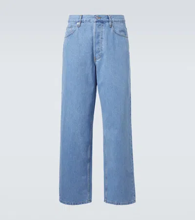 Dries Van Noten Straight Jeans In Blue