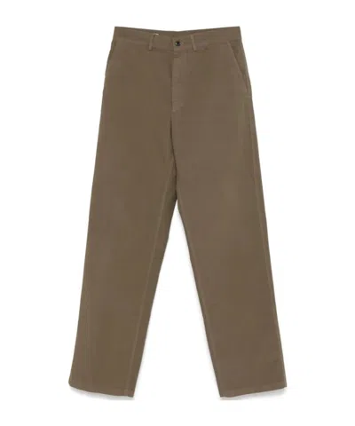 Dries Van Noten Straight-leg Casual Pants In Green