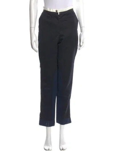Pre-owned Dries Van Noten Straight Leg Pants In Black