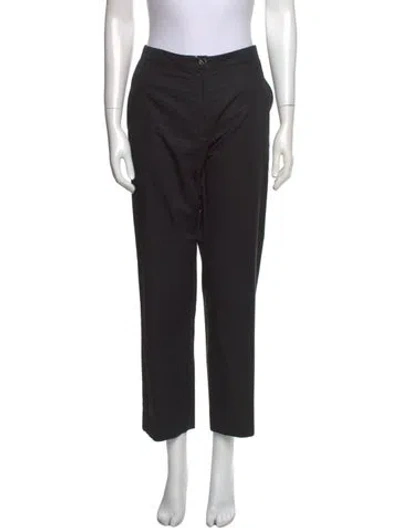 Pre-owned Dries Van Noten Straight Leg Pants In Black