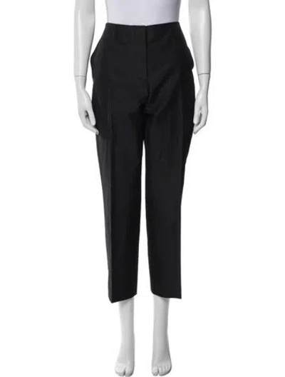 Pre-owned Dries Van Noten Straight Leg Pants In Black