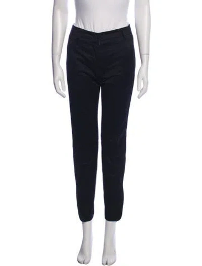 Pre-owned Dries Van Noten Straight Leg Pants In Black