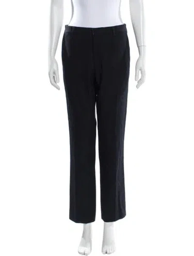 Pre-owned Dries Van Noten Straight Leg Pants In Black