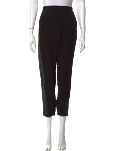 Pre-owned Dries Van Noten Straight Leg Pants In Black