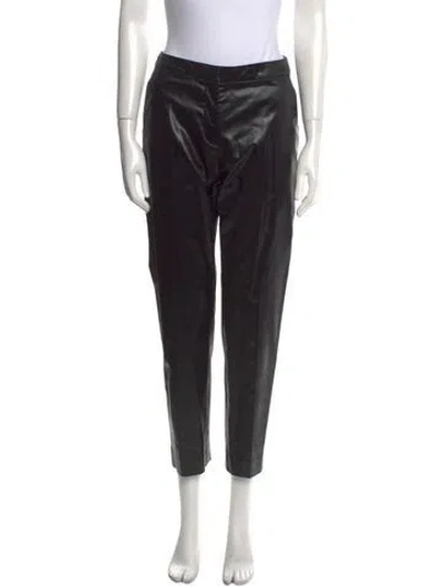 Pre-owned Dries Van Noten Straight Leg Pants In Black