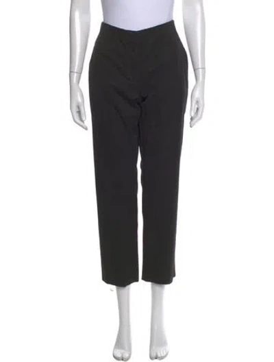 Pre-owned Dries Van Noten Straight Leg Pants In Black
