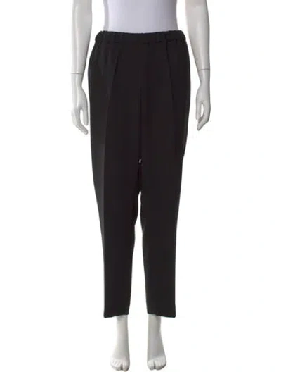 Pre-owned Dries Van Noten Straight Leg Pants In Black