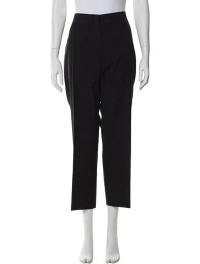 Pre-owned Dries Van Noten Straight Leg Pants In Black