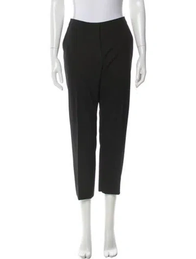 Pre-owned Dries Van Noten Straight Leg Pants In Black
