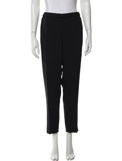 Pre-owned Dries Van Noten Straight Leg Pants In Black