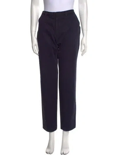 Pre-owned Dries Van Noten Straight Leg Pants In Blue