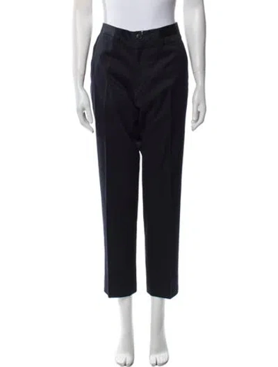 Pre-owned Dries Van Noten Straight Leg Pants In Blue