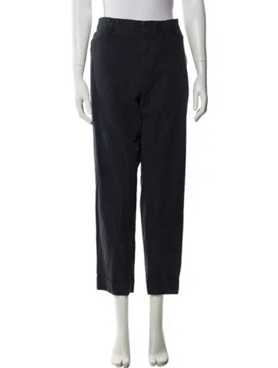 Pre-owned Dries Van Noten Straight Leg Pants In Blue