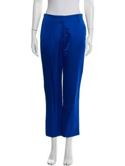 Pre-owned Dries Van Noten Straight Leg Pants In Blue