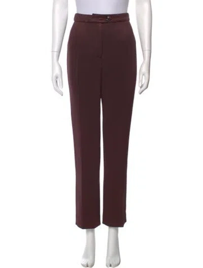Pre-owned Dries Van Noten Straight Leg Pants In Brown