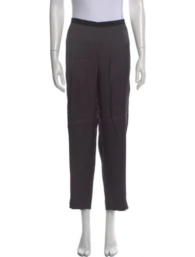 Pre-owned Dries Van Noten Straight Leg Pants In Gray