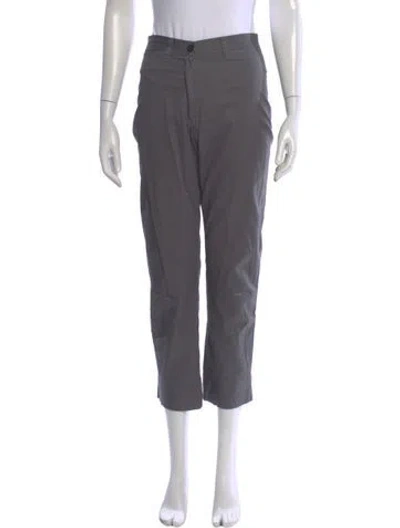Pre-owned Dries Van Noten Straight Leg Pants In Gray