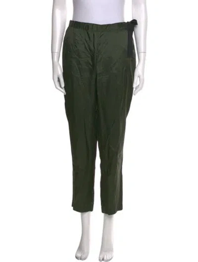 Pre-owned Dries Van Noten Straight Leg Pants In Green