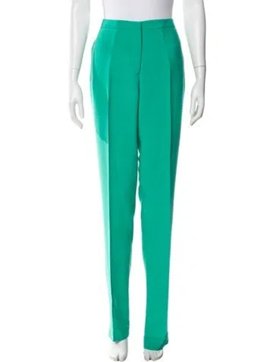 Pre-owned Dries Van Noten Straight Leg Pants In Green