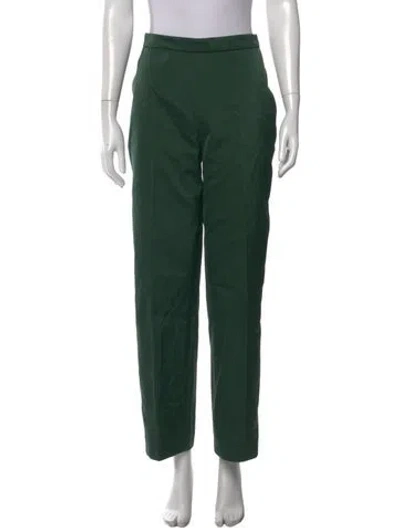 Pre-owned Dries Van Noten Straight Leg Pants In Green