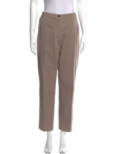 Pre-owned Dries Van Noten Straight Leg Pants In Neutral