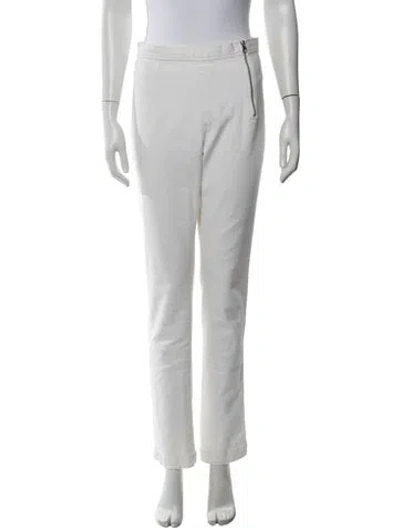 Pre-owned Dries Van Noten Straight Leg Pants In Neutral