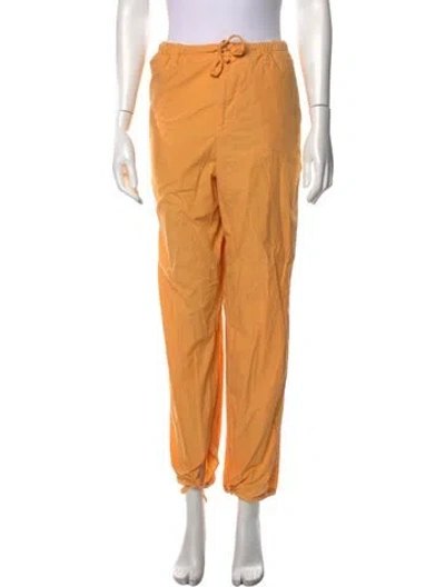 Pre-owned Dries Van Noten Straight Leg Pants In Orange