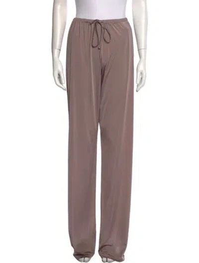 Pre-owned Dries Van Noten Straight Leg Pants In Purple
