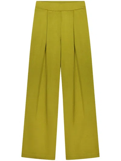 Dries Van Noten Straight-leg Trousers In Green