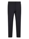 Dries Van Noten Palmira Tapered Crepe Pants In Black  
