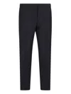 Dries Van Noten Palmira Tapered Crepe Pants In Black