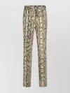 Dries Van Noten Straight Trousers With Belt Loops And Pockets In Neutral