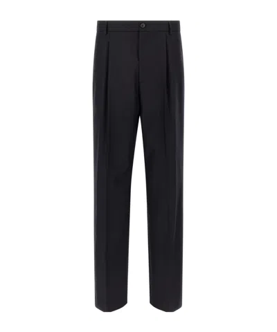 DRIES VAN NOTEN STRAIGHT WOOL PANTS