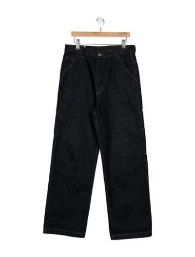 Pre-owned Dries Van Noten Straight-leg Jeans In Blue