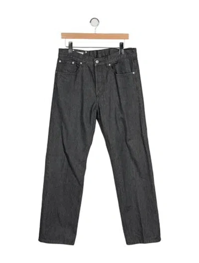 Pre-owned Dries Van Noten Straight-leg Jeans In Gray