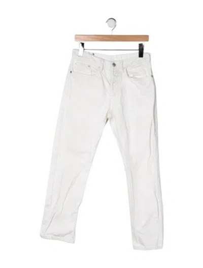 Pre-owned Dries Van Noten Straight-leg Jeans In Neutral