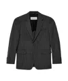 Dries Van Noten Striped Blazer In Black