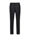 Dries Van Noten Striped Casual Pants In Black
