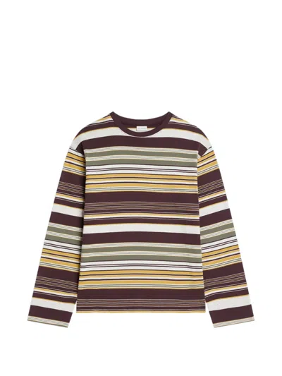 Dries Van Noten Embroidered Cotton Oversize Hember T-shirt In Multi
