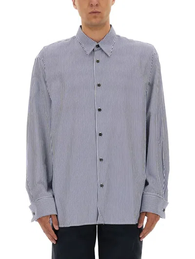 Dries Van Noten Striped Shirt In Multi