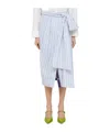 DRIES VAN NOTEN STRIPED SKIRT