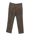 Dries Van Noten Palola Wool Striped Trousers Clothing In Brown