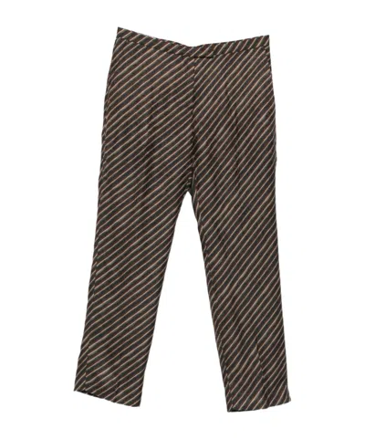 DRIES VAN NOTEN STRIPED TROUSERS