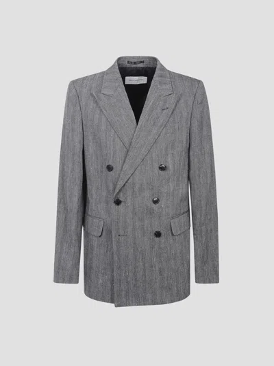 Dries Van Noten Stylish M. W. Jacket In Gray