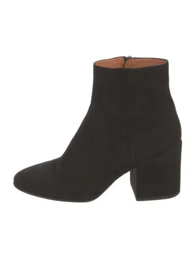 Pre-owned Dries Van Noten Suede Boots In Black